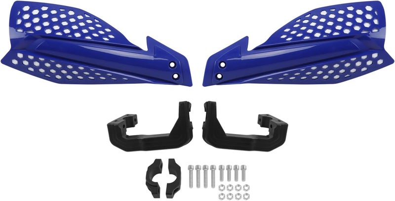 HAONEL Universal Dirt Bike Handguards 7/8" 22mm Plastic Motorcycle Handlebar Lever Hand Protector Accessories for Off-Road Motocross Enduro ATV Pit Bike(Blue and White) - Image 4